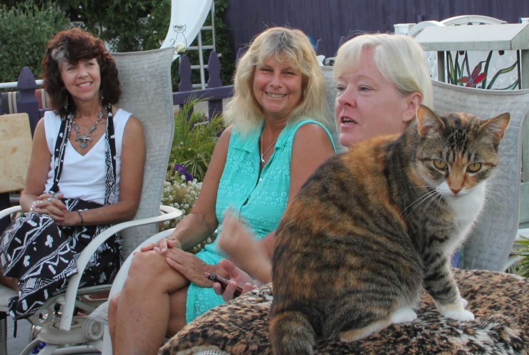 Takara, Roberta Goodman, Laurie Reyon, and Master Cat Puddah