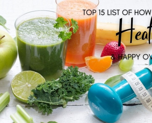 Top 15 List Health Tips
