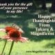 Happy Thanksgiving from Bestselling Author Debbie Takara Shelor
