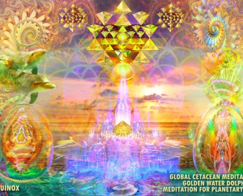 Free Golden Water Dolphin Meditation for Planetary Healing Spring Equinox