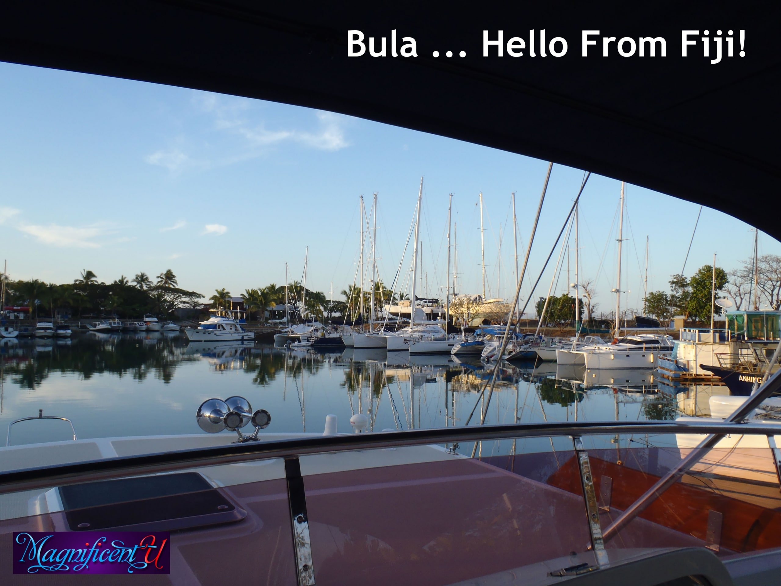 Bula Hello From Fiji South Pacific On a Yacht