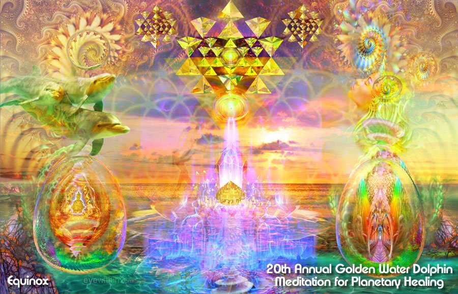 Golden Water Dolphin Meditation for Planetary Healing