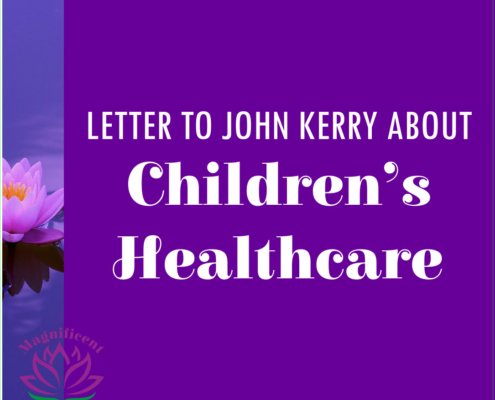 Letter to John Kerry about Children's Healthcare