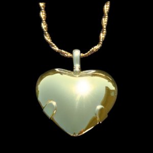 BioElectric Shield 14K Gold Heart for Electromagnetic Protection EMF