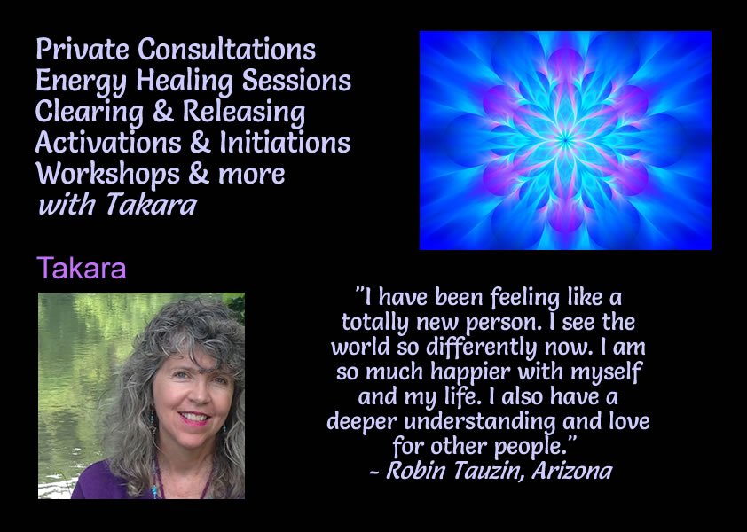 Long Distance Energy Healing Sessions with Takara