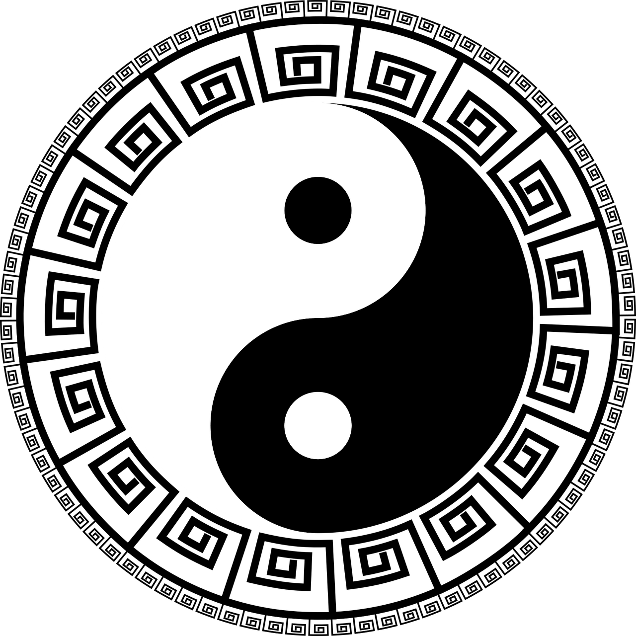 Yin Yang Balance Harmony Sacred Circle at Magnificent U