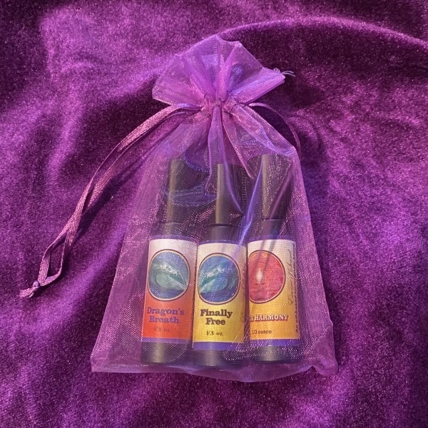Transformational Trifecta Sacred Oils by Dancing Dolphin