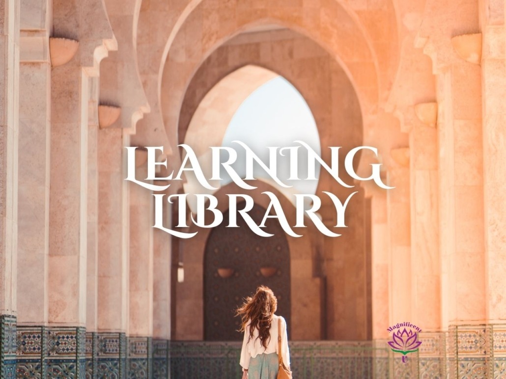 learning library, channeled wisdom, transformational support