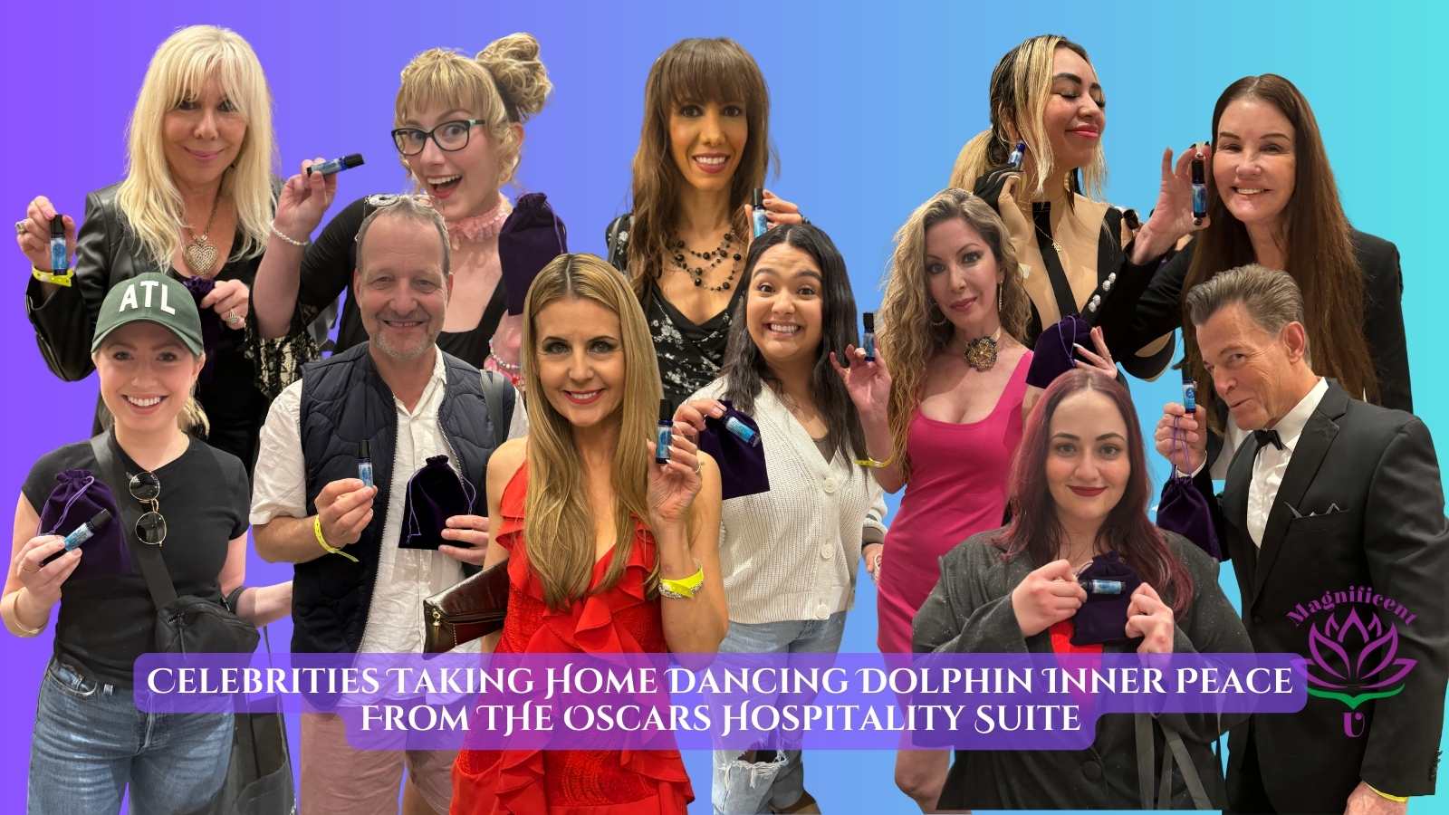 Dancing Dolphin Essences being enjoyed by Celebrities at the 2024 Oscars