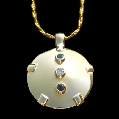 gold with gems BioElectric Shield
