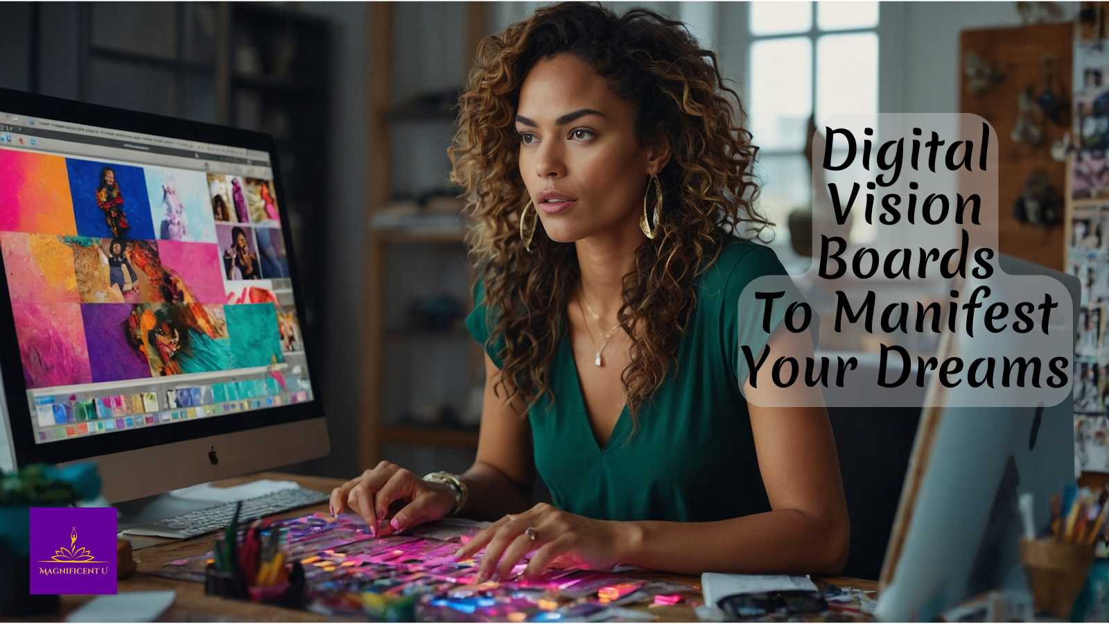 How to make a vision Board online with bestselling author Takara Shelor